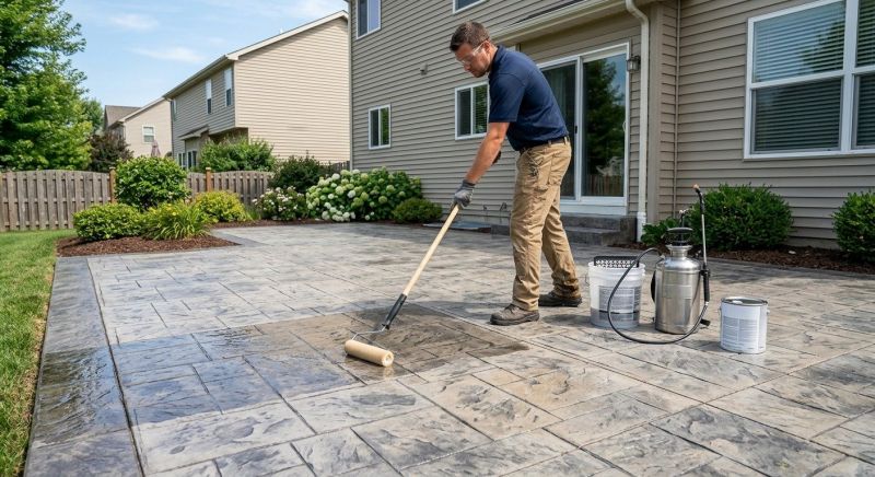 Porch Concrete Sealing in Kitsap County, WA
